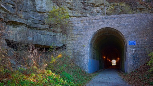 Enlow Tunnel on the Montour Trail