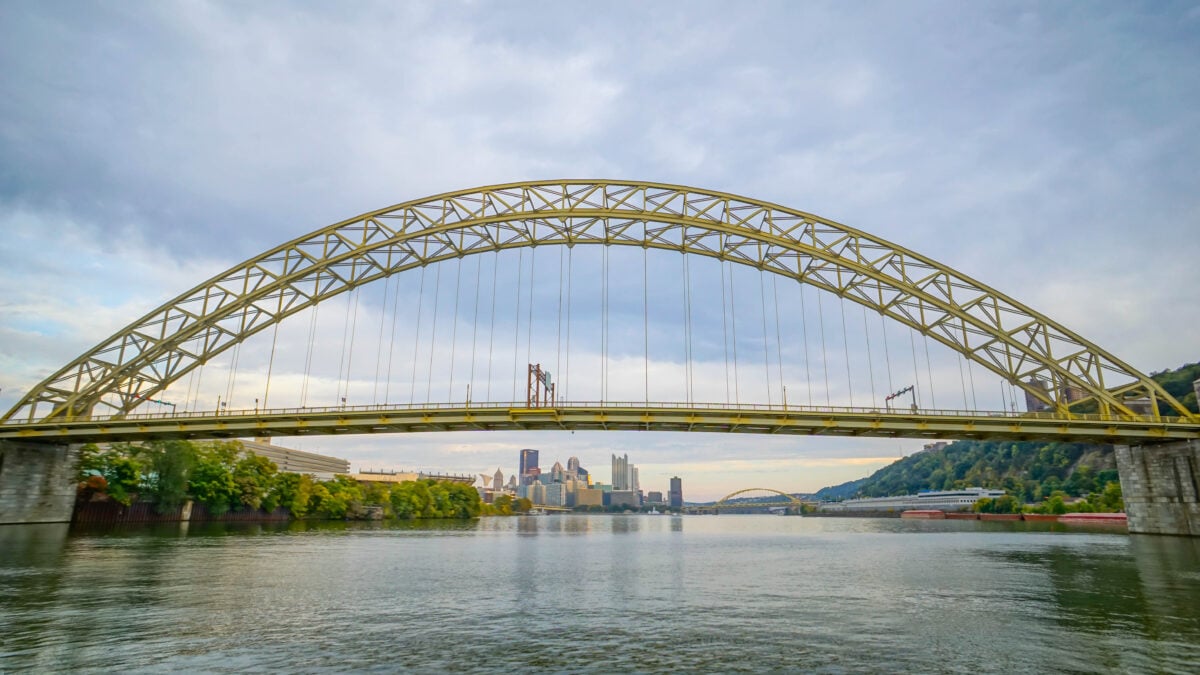 Pittsburgh from the Ohio River Pittsburgh from the Ohio River