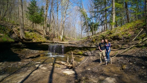 Waterfall at Settlers Cabin Park