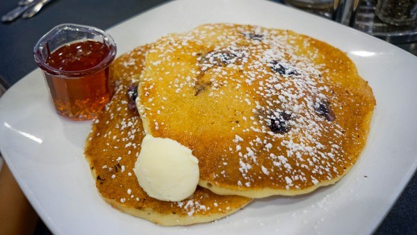 Fruit and Ricotta Pancakes at Square Cafe in Pittsburgh