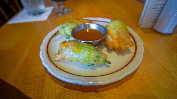 Fried Zucchini Blossoms at Butterjoint