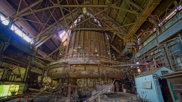 One of the last remaining blast furnaces at the Carrie Furnaces