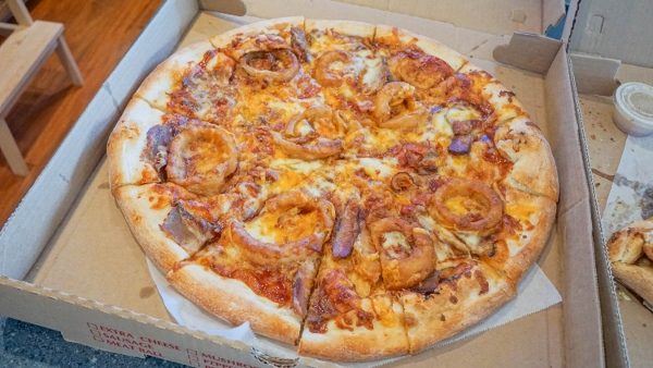 BBQ Pizza from DeMore's Pizza