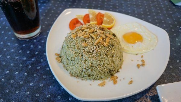 Tea Leaf Salad and Rice at Royal Myanmar