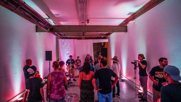 Music at a Screen Printing Shop