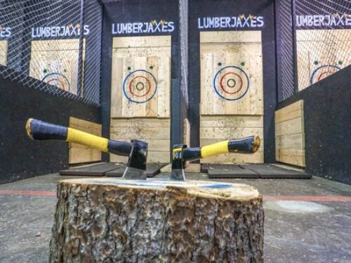 Lumberjaxes – Axe Throwing in Pittsburgh With an On-Site Bar