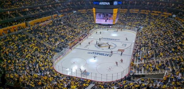 Penguins season ticket holders paint the ice in annual event at PPG Paints  Arena