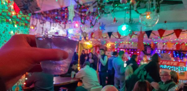 Cocktails at Jingle Bar