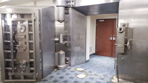 Bank Vault Doors in Basement