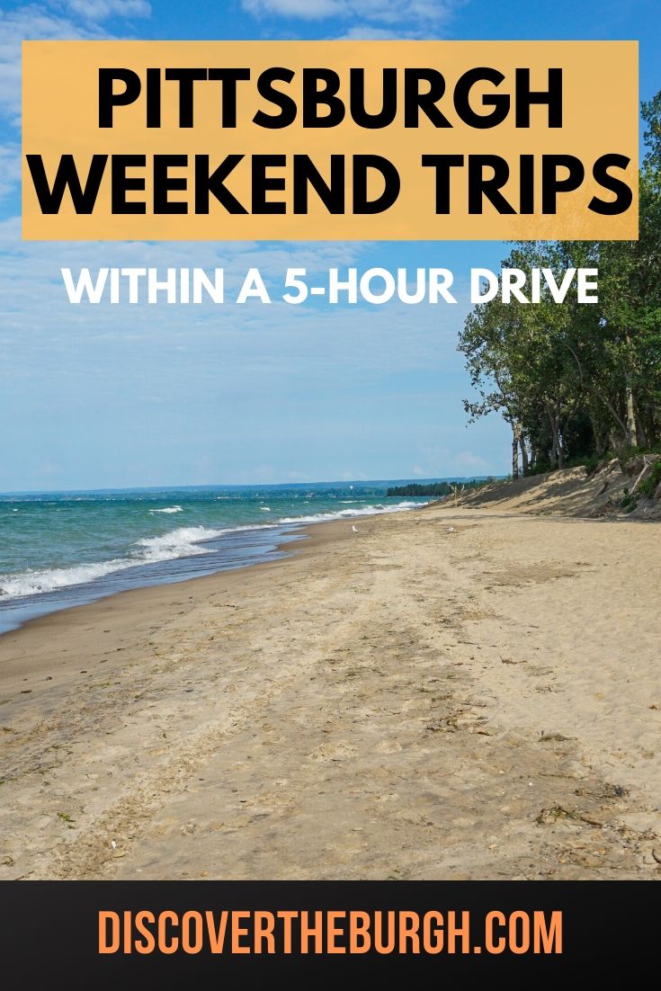 weekend beach trips from pittsburgh