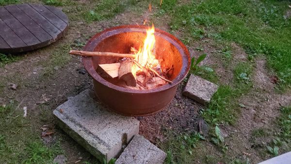 Fire Pit at Camp