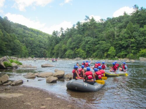 Rafting the Lower Youghiogheny with White Water Adventurers