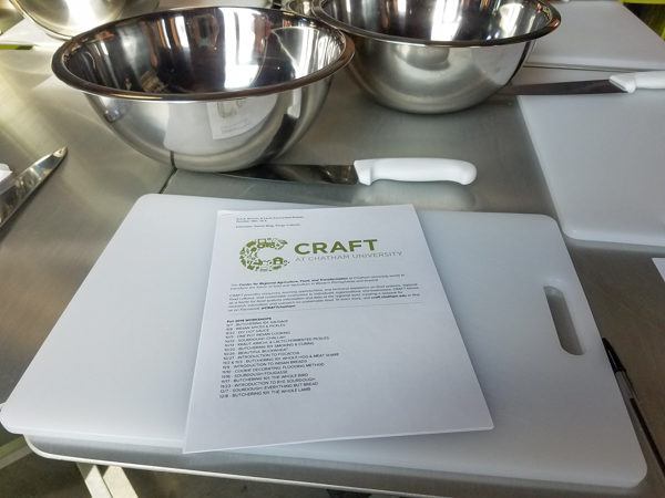 Cooking Class at Craft Chatham