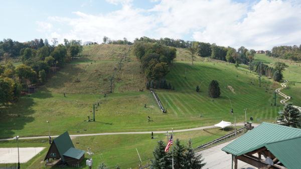 Seven Spring Ski SLopes in Summer, View from Room