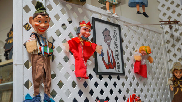 Mr Rogers' puppets
