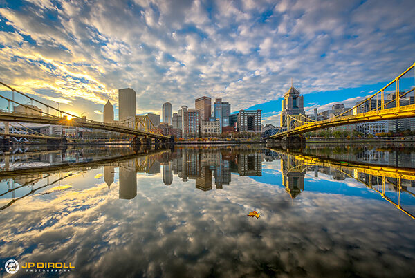 Lawrenceville Neighborhood Reflection Photography Pittsburgh
