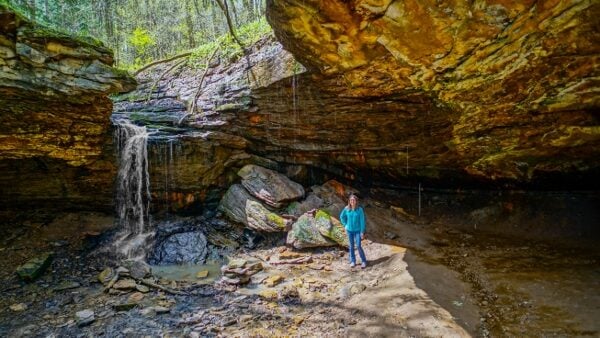 Frankfort Mineral Springs Waterfall