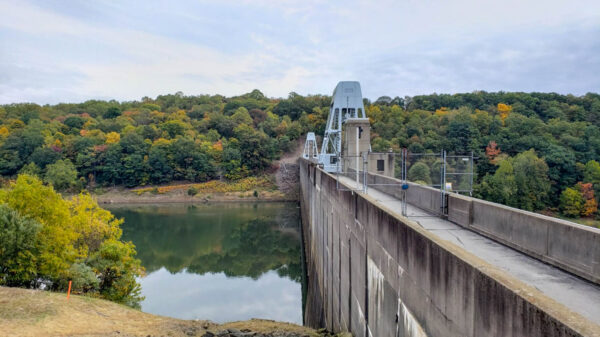 Conemaugh Dam from the West Penn Trail