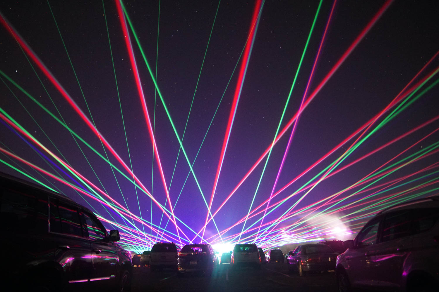 Laser Light Show at North Park