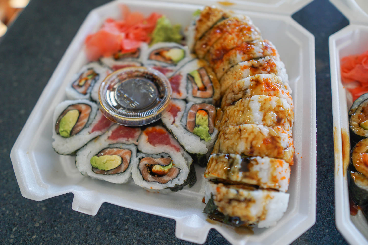 Sushi from Andy's in the Strip District