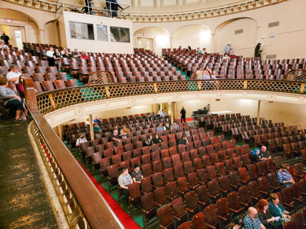 Seats at the Carnegie Music Hall of Homestead