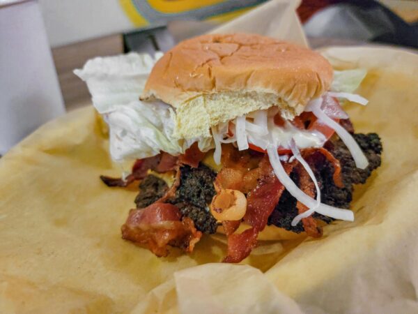 Bacon Burger at MoonLit Burger