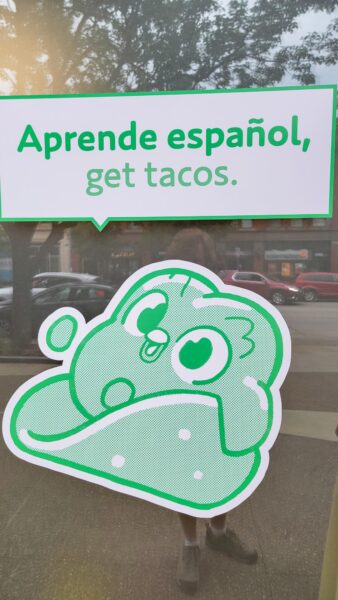 Taqueria Duo Learn Spanish and get tacos