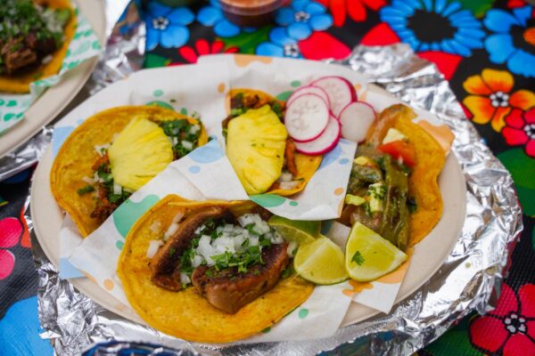 Tacos al Pastor, Nopales, and Lengua Tacos
