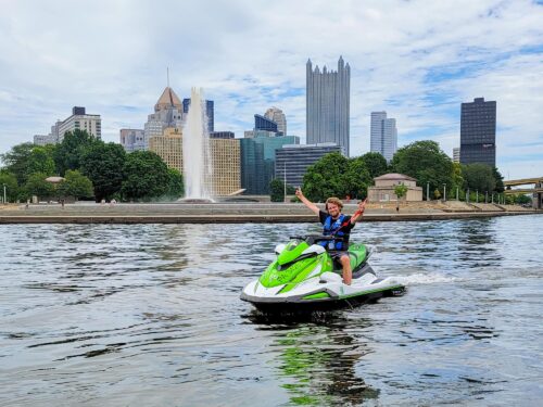 Taking a Jet Ski for a Spin With Steel City Jet Ski Rentals