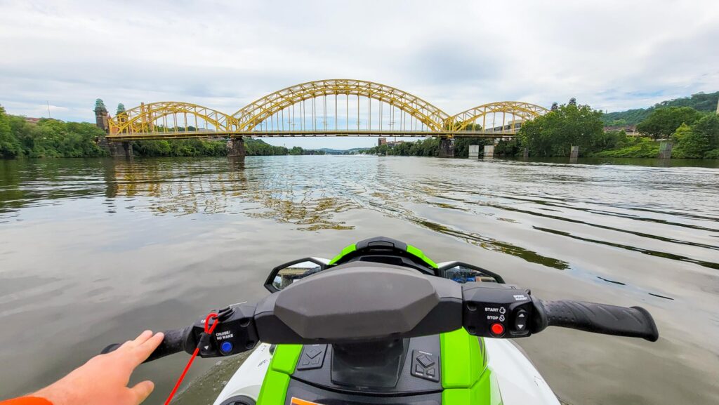 Taking a Jet Ski for a Spin With Steel City Jet Ski Rentals