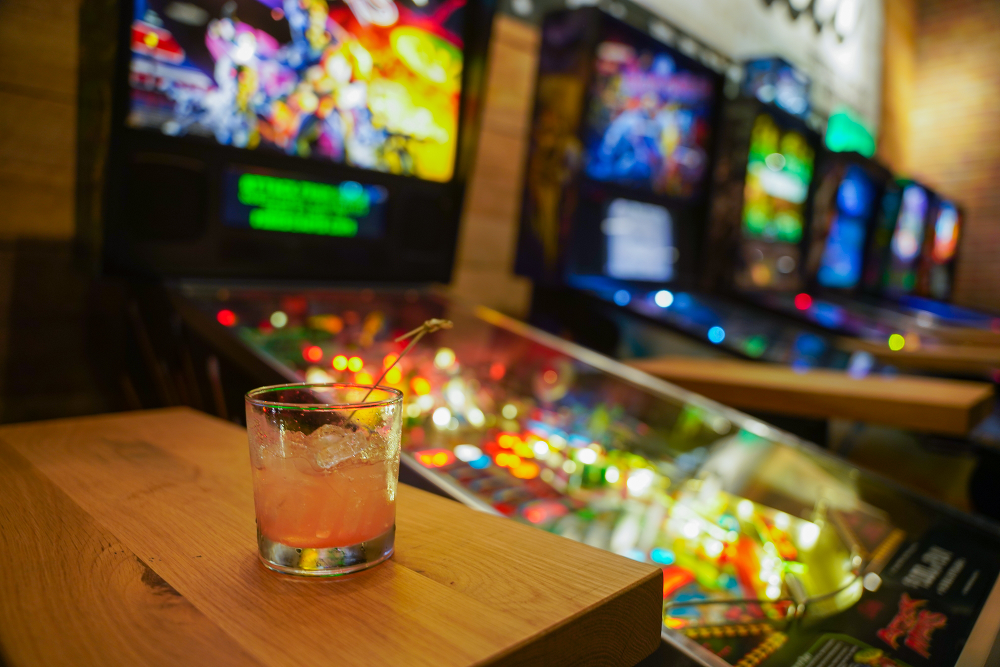 Pins Mechanical Cocktail and Pinball