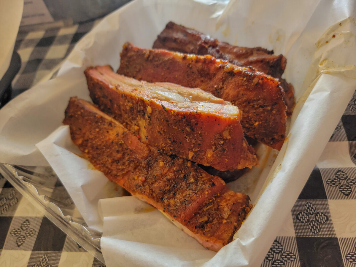 Ribs from Southern Yanks Smokehouse