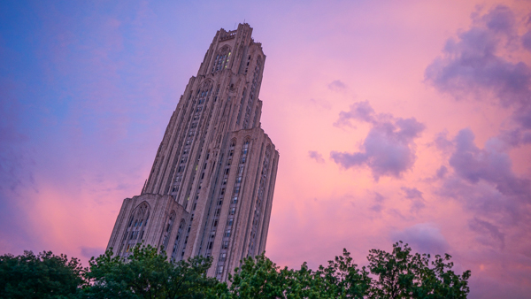 Cathedral of Learning at Sunset
