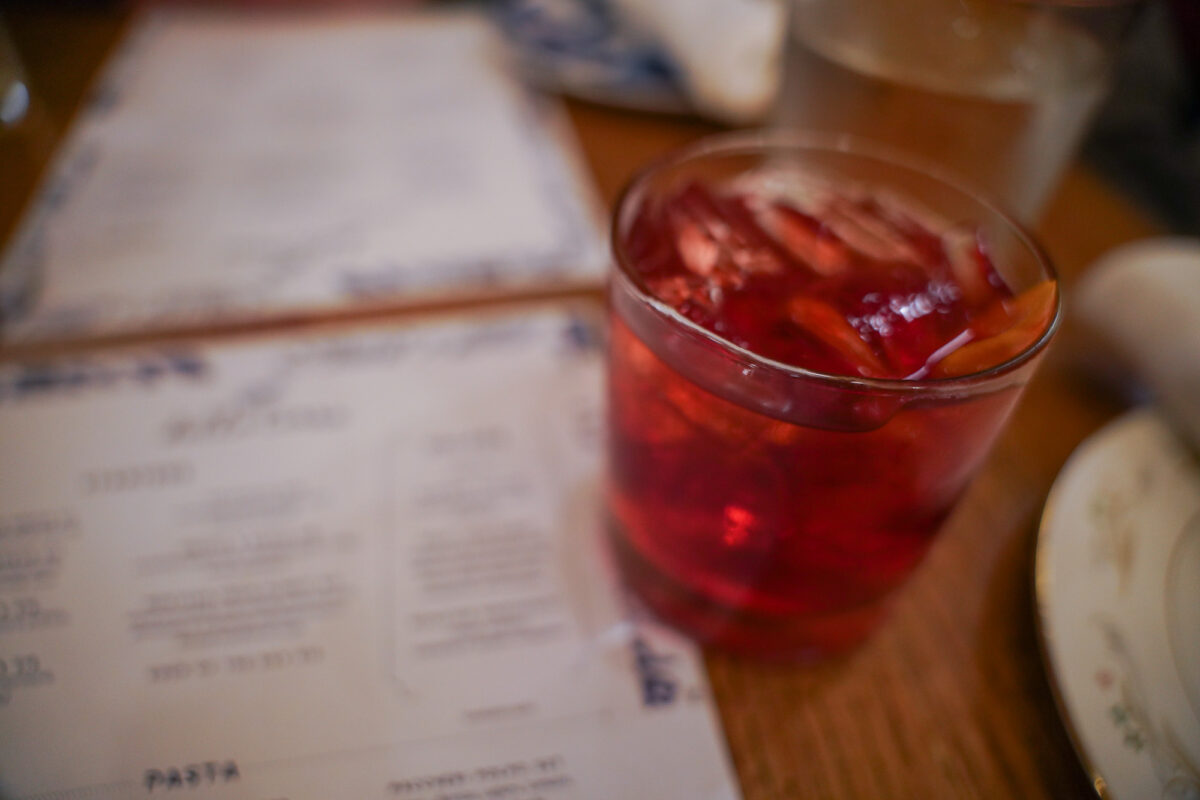 Negroni at Della Terra