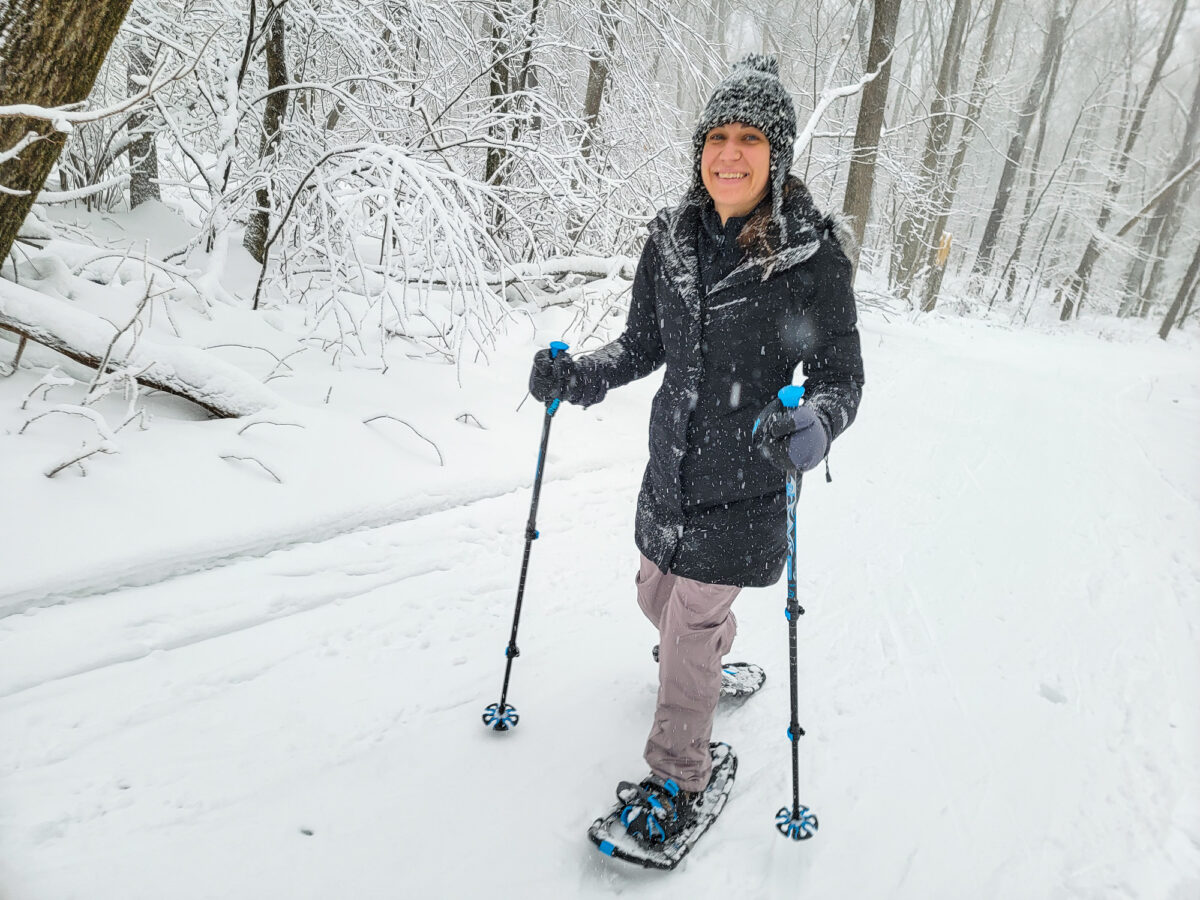 Snowshoeing at Laurel Right State Park