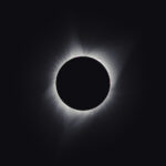 Inner solar corona seen during an eclipse