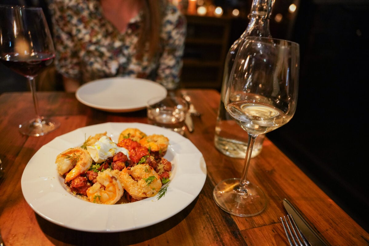 Pasta and Wine at Senza