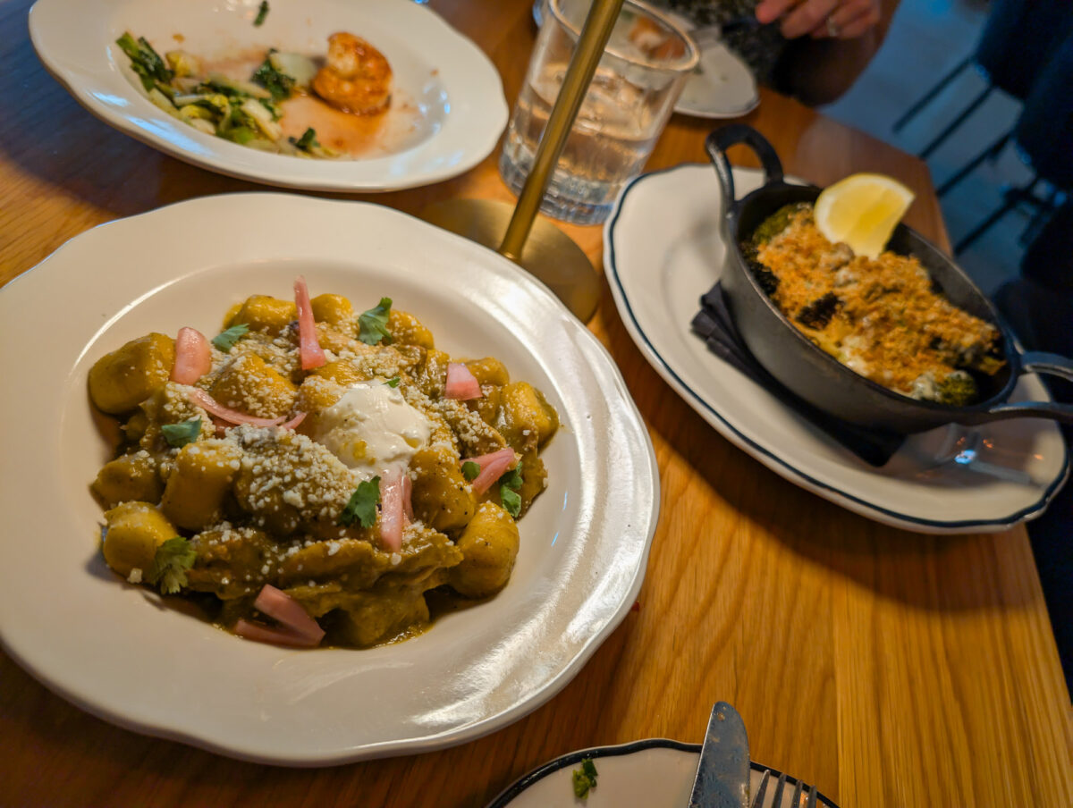Masa Gnocchi and Charred Broccoli