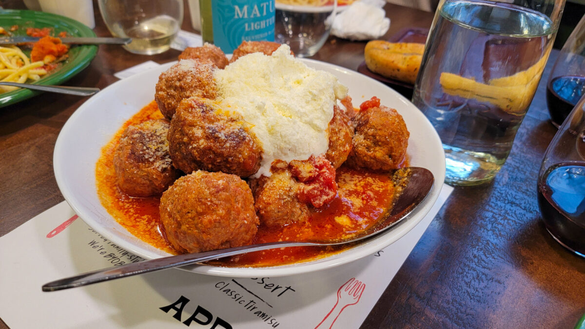 Meatballs at Wild Rosemary