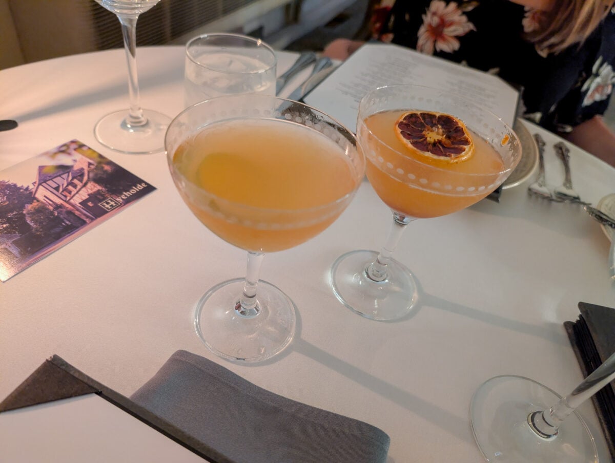 Cocktails at Hyeholde Cocktails at Hyeholde