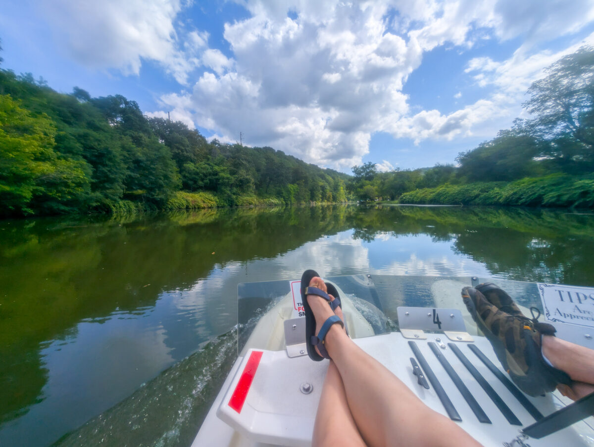 Raccoon Creek with Cat Boat Excursions Raccoon Creek with Cat Boat Excursions