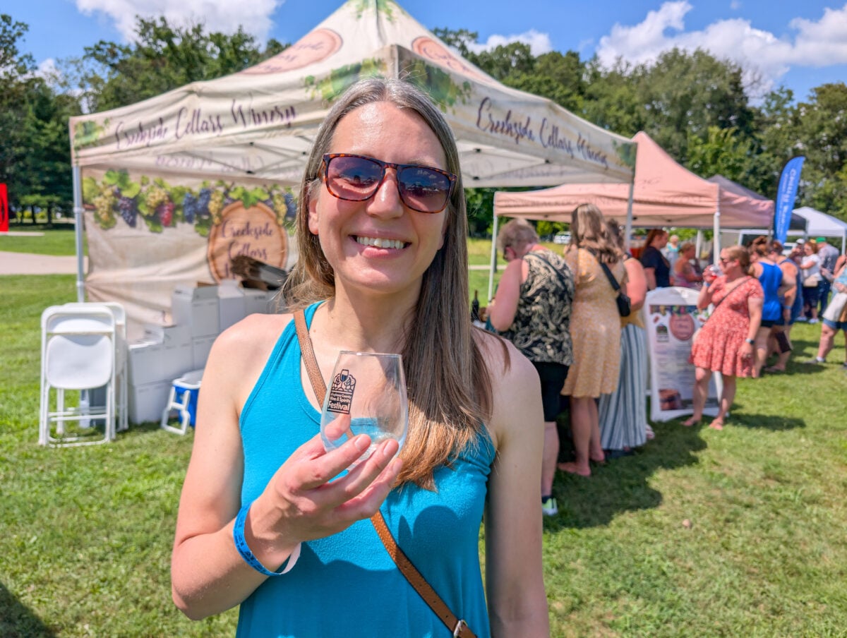 Wine Tasting at Allegheny County Wine & Spirits Festival Wine Tasting at Allegheny County Wine & Spirits Festival