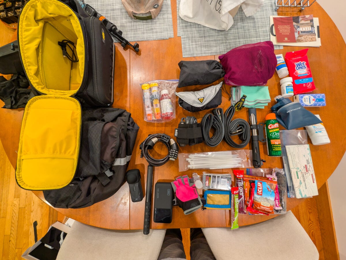 Packing Gear in Bike Bags Packing Gear in Bike Bags