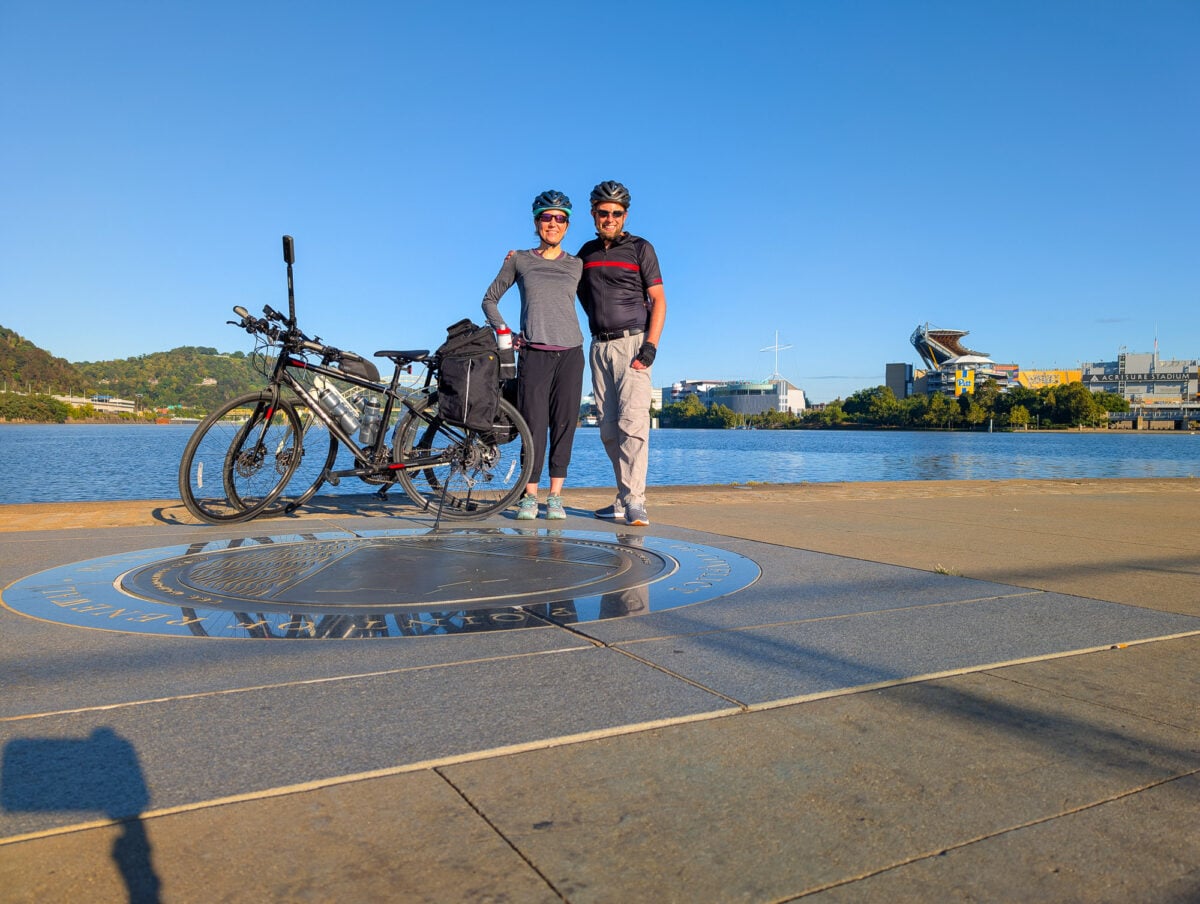 Mile 0 at Point State Park Mile 0 at Point State Park