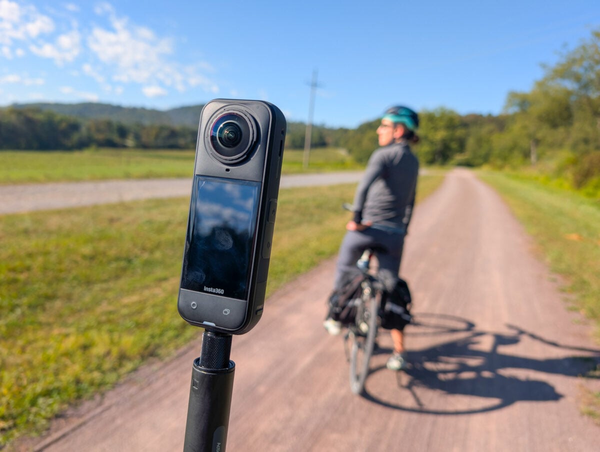 Insta360 is a great camera for biking Insta360 is a great camera for biking