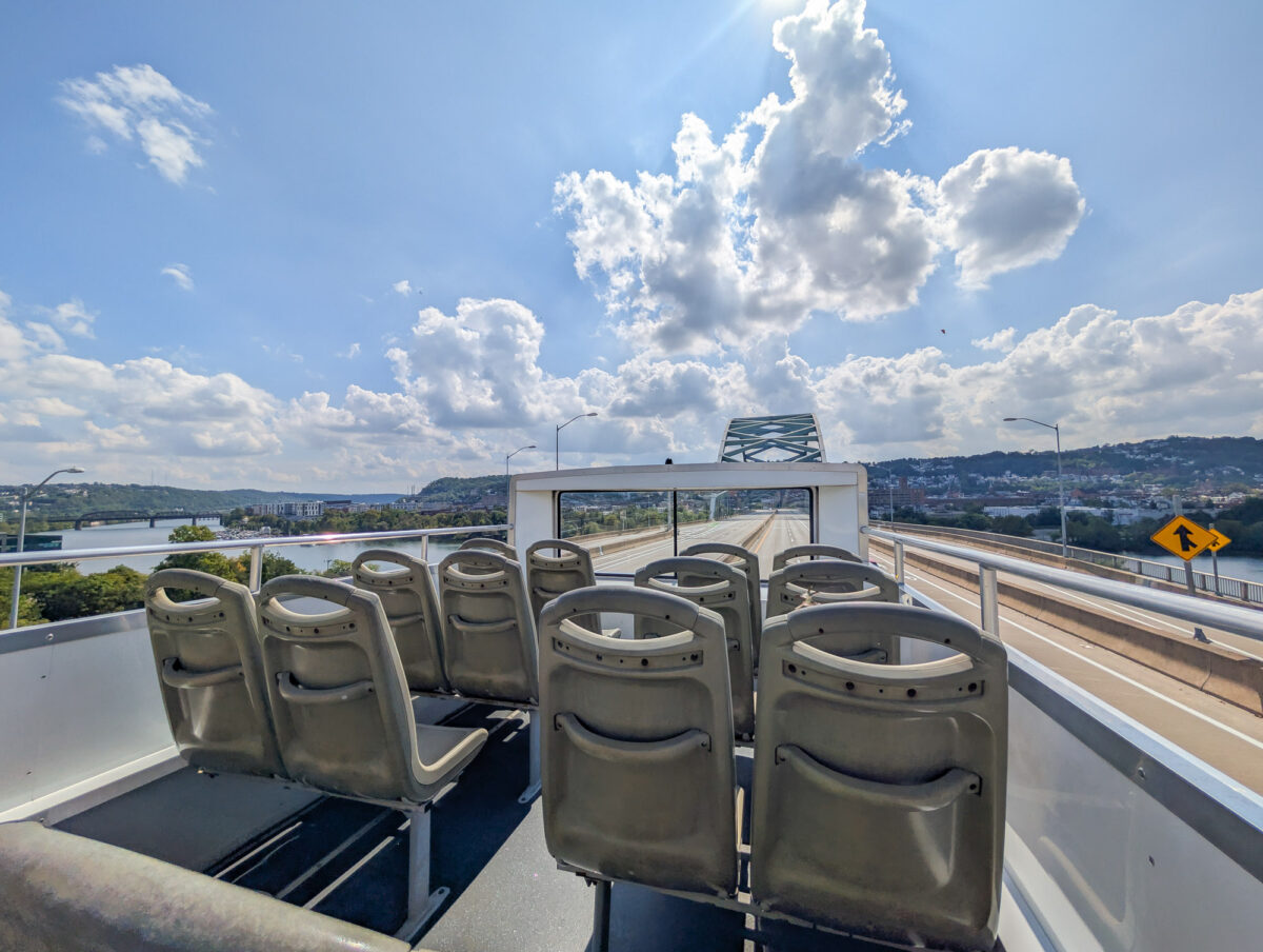 Open Top Bus Views Heading to South Side Open Top Bus Views Heading to South Side