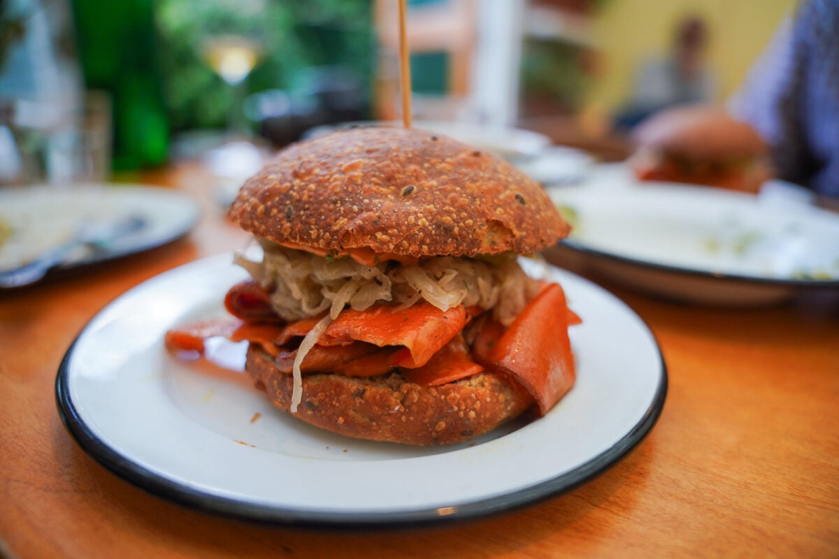 Smoked Carrot Sandwich