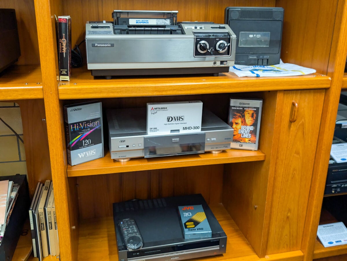Old VHS and Laser Disc Systems Old VHS and Laser Disc Systems