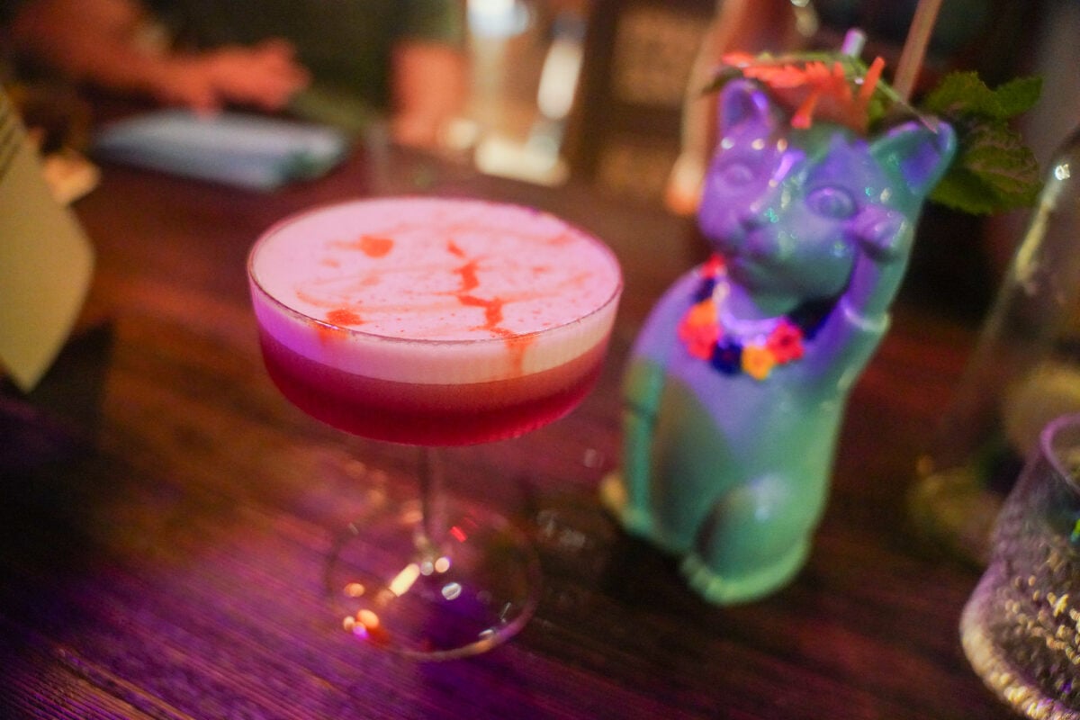 Purple Reign at Spork Island Cocktail Bar Purple Reign at Spork Island Cocktail Bar