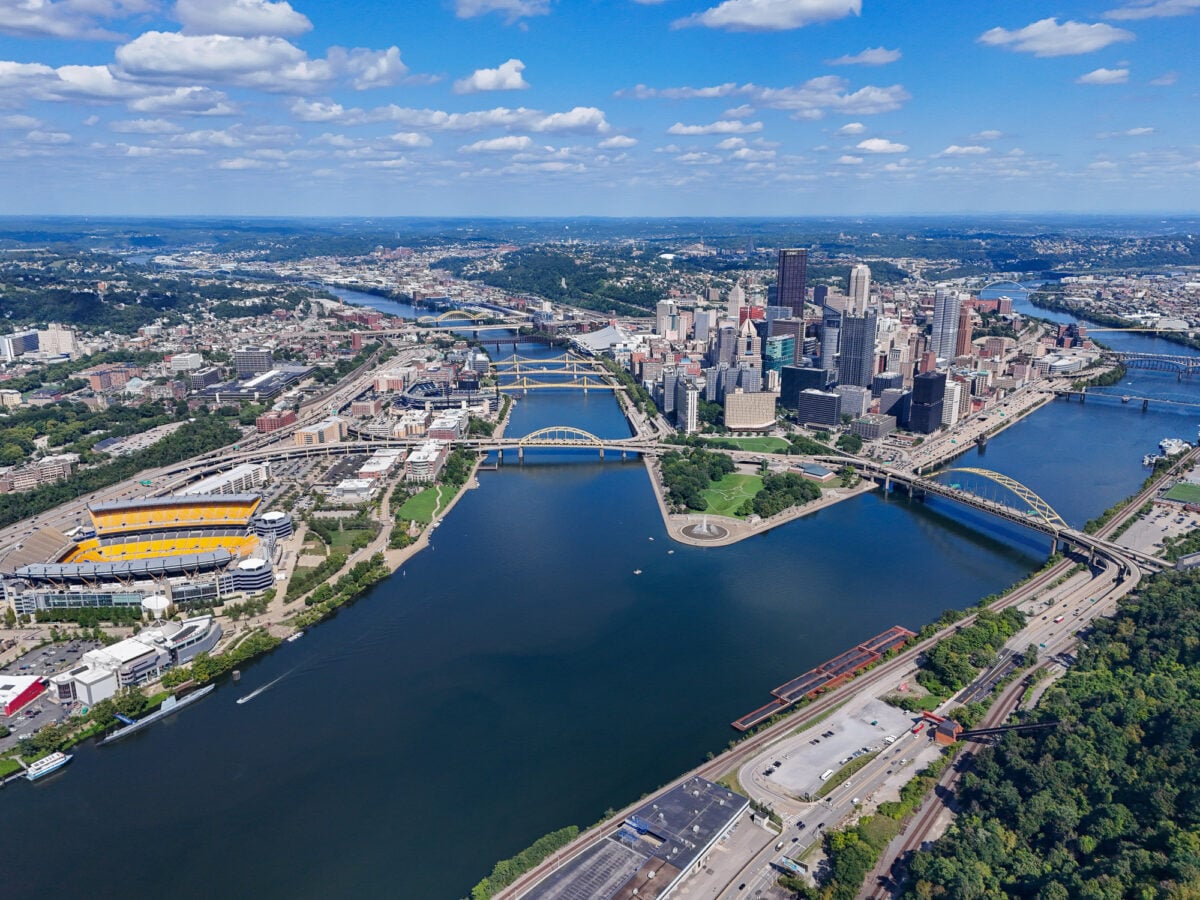 Pittsburgh Skyline by Drone Pittsburgh Skyline by Drone